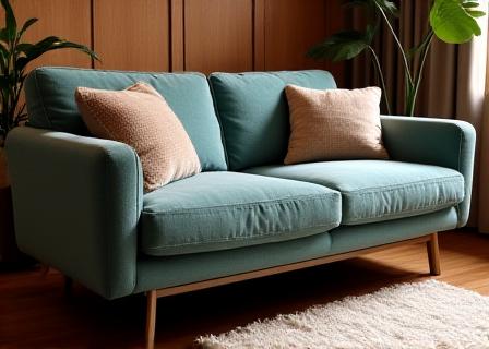 Komfortabel sofa i en stue